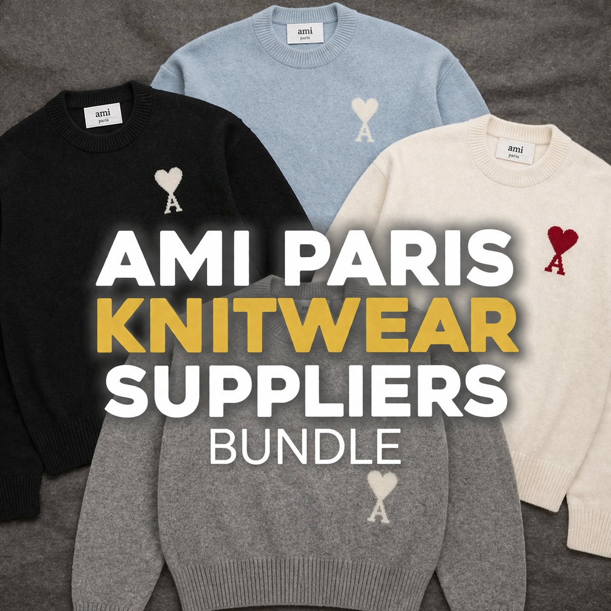 ami paris sweater pack